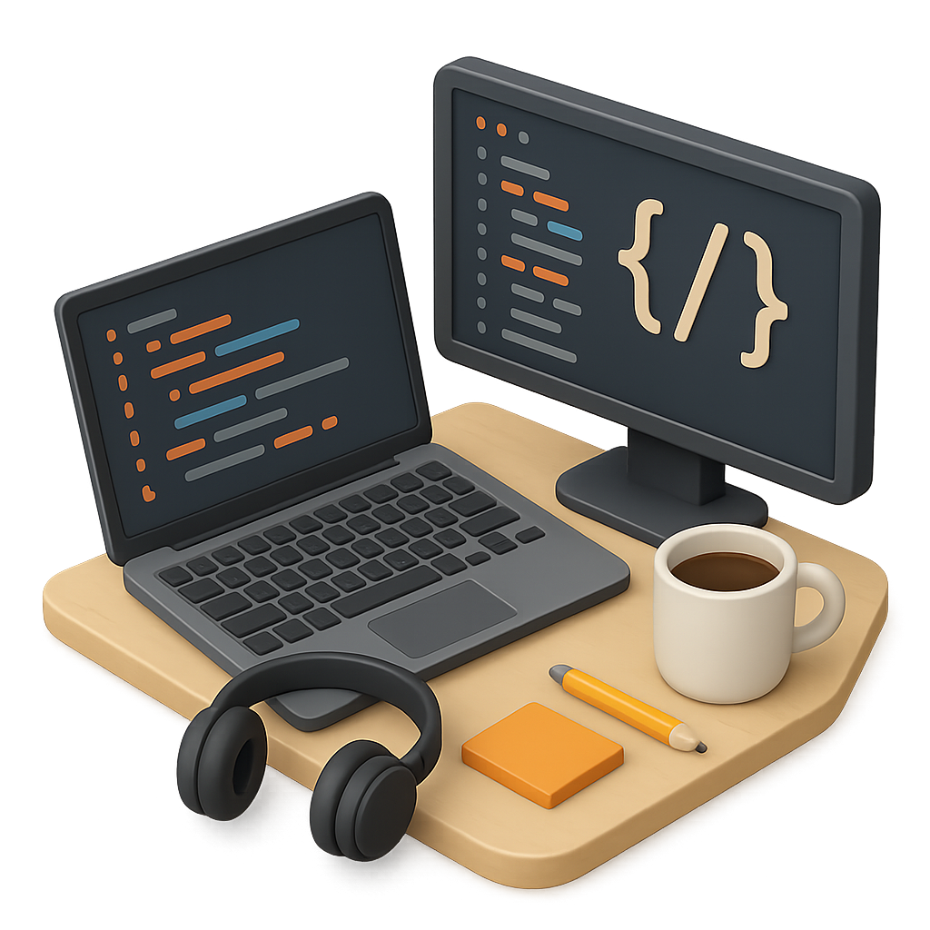 3D Laptop Illustration